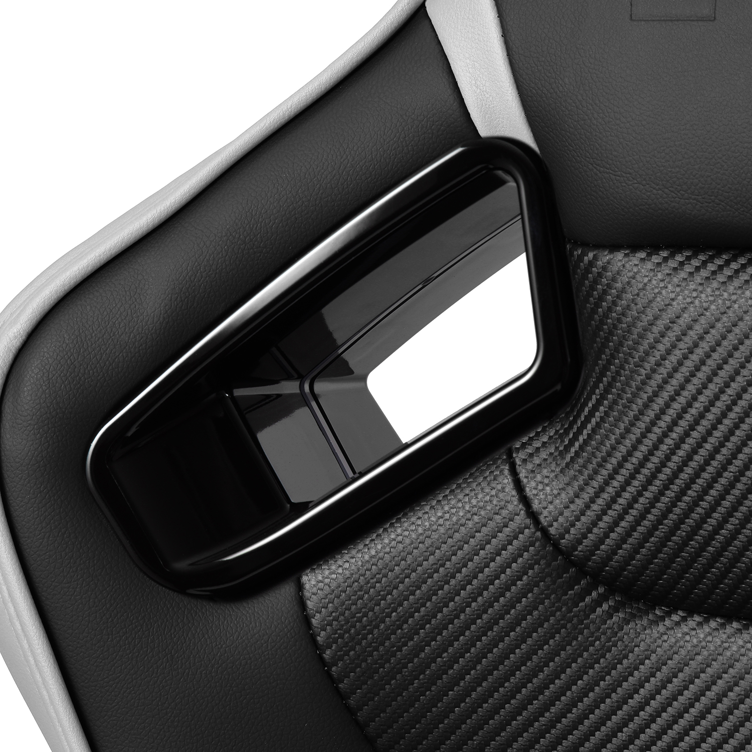 thumbnail image 2 of Pair Of Black PVC Racing Seats – With Single Adjustor And Sliders – By Modifystreet 2 of 3