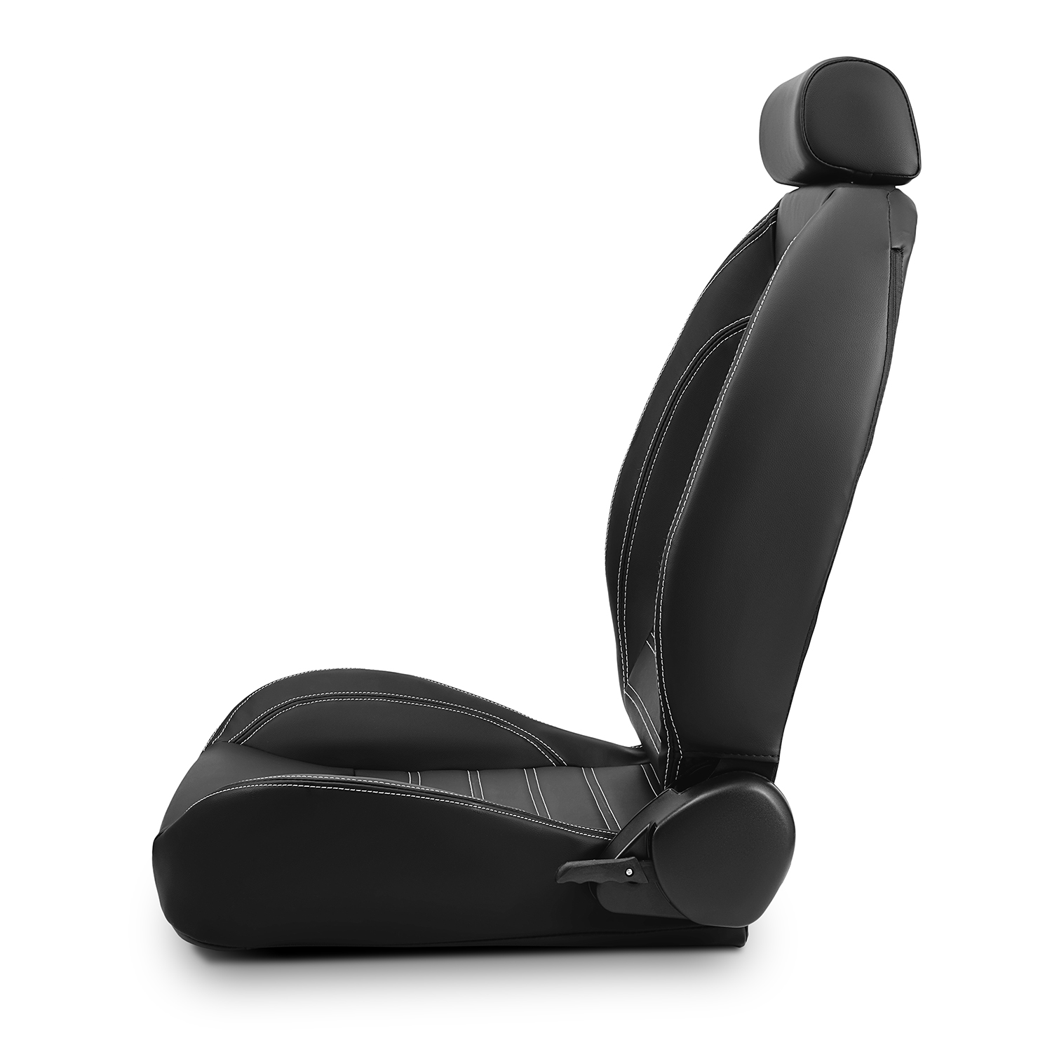 ModifyStreet OBS Style Universal BLACK PVC Leather Reclinable